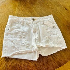 Girl’s Epic Threads Distressed Ripped Denim Shorts Size 8